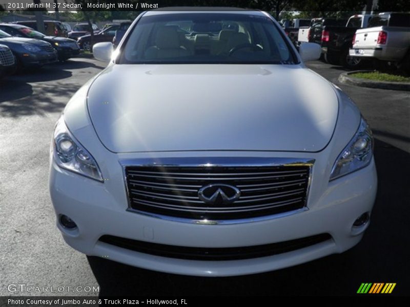 Moonlight White / Wheat 2011 Infiniti M 37 Sedan