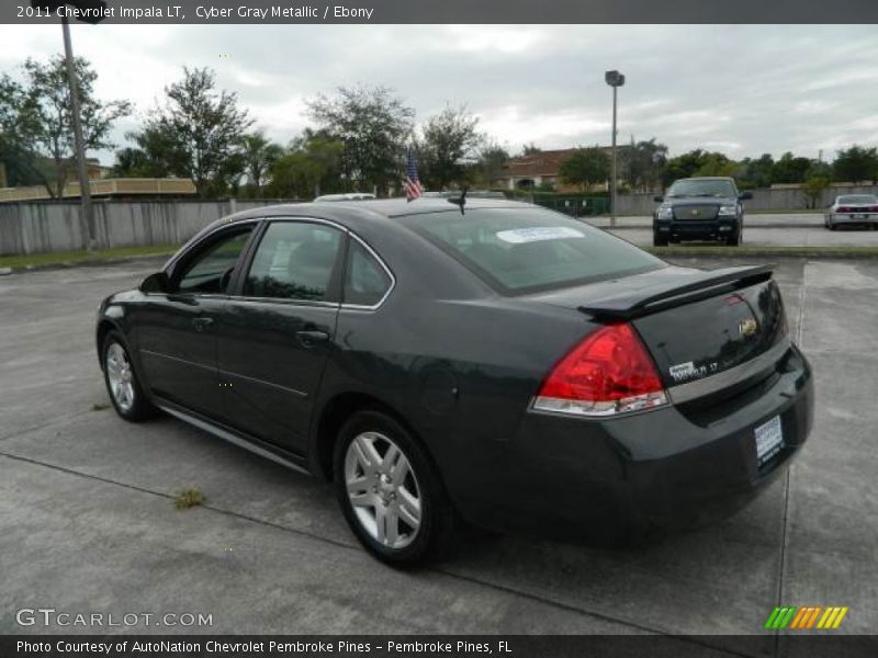 Cyber Gray Metallic / Ebony 2011 Chevrolet Impala LT