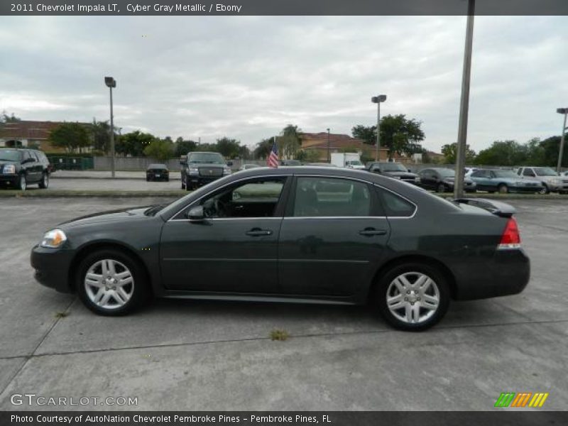 Cyber Gray Metallic / Ebony 2011 Chevrolet Impala LT