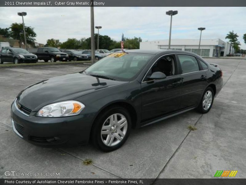 Cyber Gray Metallic / Ebony 2011 Chevrolet Impala LT