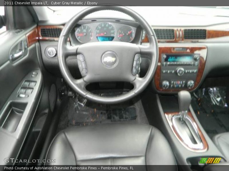 Cyber Gray Metallic / Ebony 2011 Chevrolet Impala LT