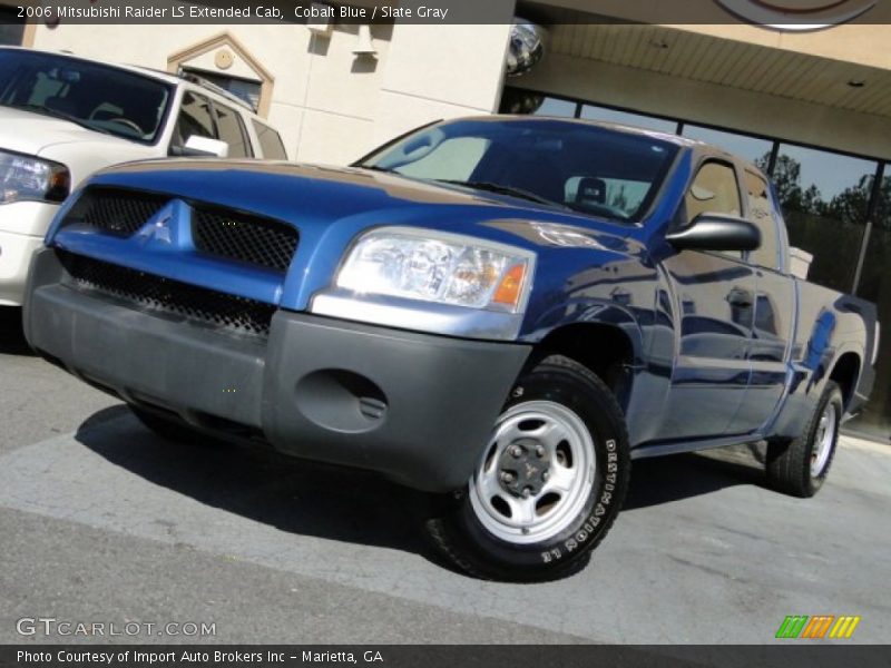 Cobalt Blue / Slate Gray 2006 Mitsubishi Raider LS Extended Cab
