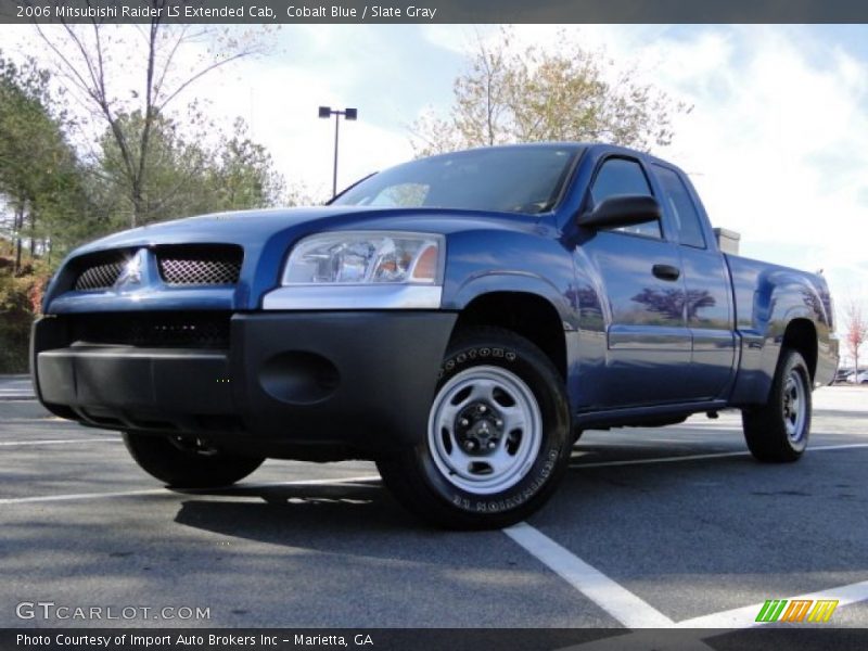 Cobalt Blue / Slate Gray 2006 Mitsubishi Raider LS Extended Cab