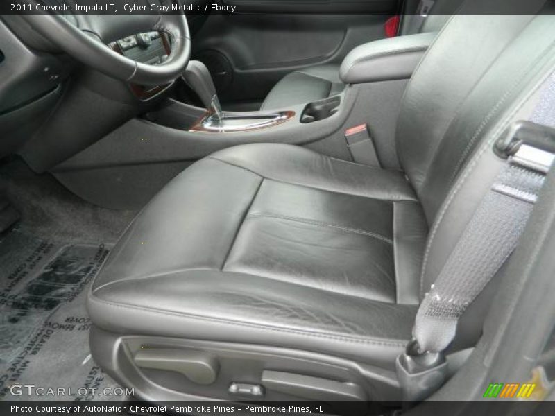 Cyber Gray Metallic / Ebony 2011 Chevrolet Impala LT
