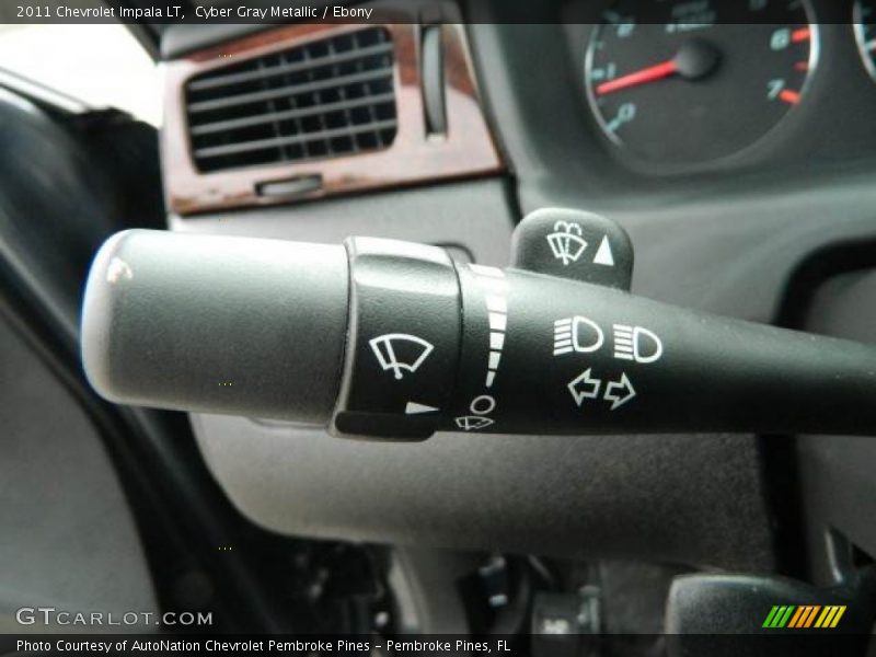 Cyber Gray Metallic / Ebony 2011 Chevrolet Impala LT