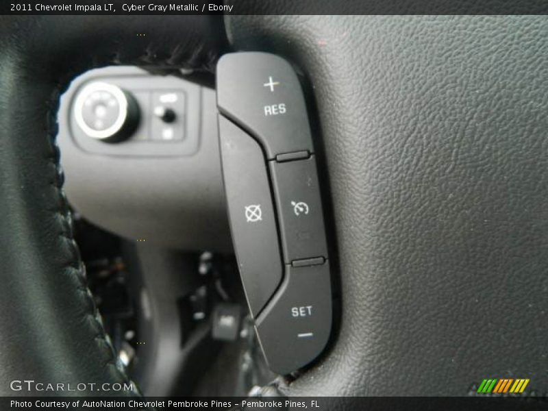 Cyber Gray Metallic / Ebony 2011 Chevrolet Impala LT