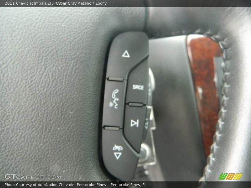 Cyber Gray Metallic / Ebony 2011 Chevrolet Impala LT
