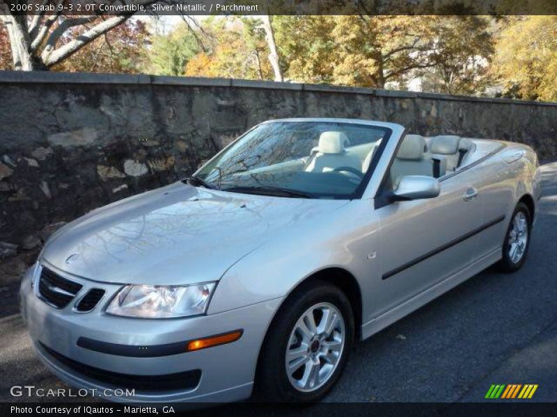 Silver Metallic / Parchment 2006 Saab 9-3 2.0T Convertible