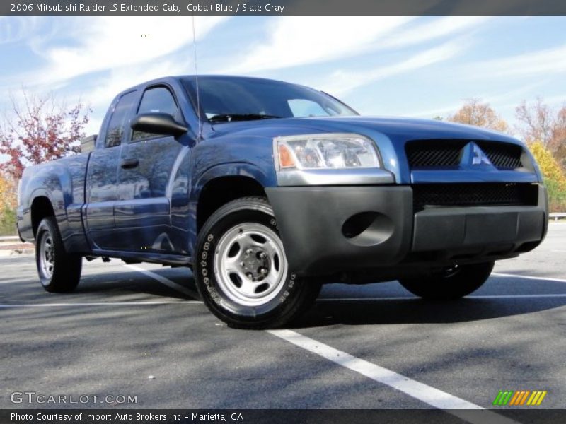 Cobalt Blue / Slate Gray 2006 Mitsubishi Raider LS Extended Cab