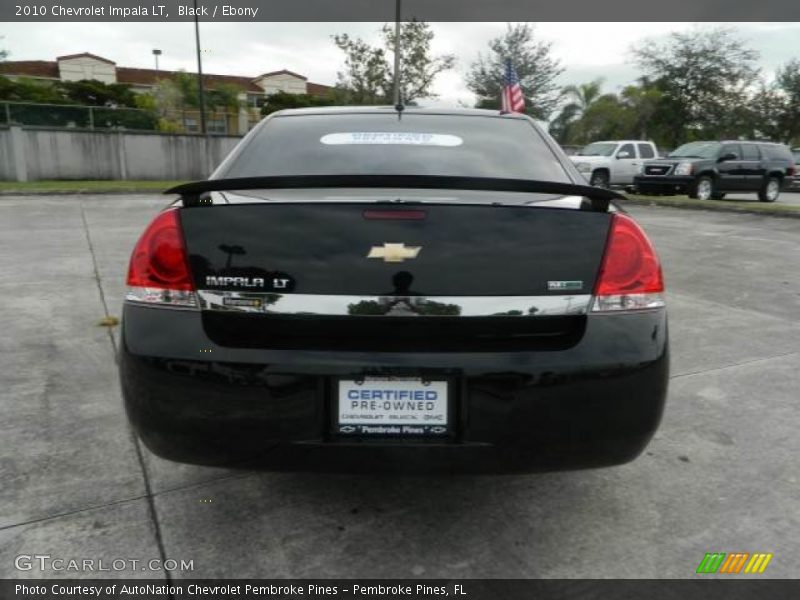 Black / Ebony 2010 Chevrolet Impala LT
