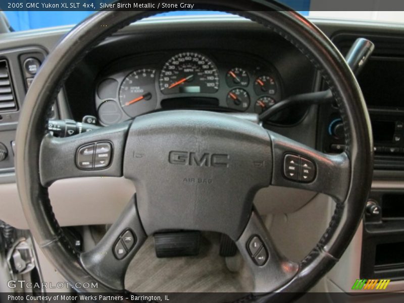 Silver Birch Metallic / Stone Gray 2005 GMC Yukon XL SLT 4x4