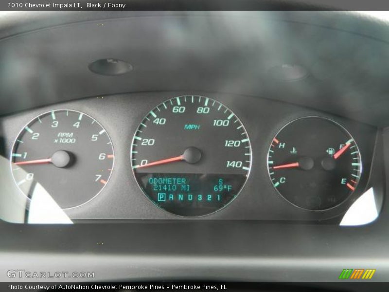 Black / Ebony 2010 Chevrolet Impala LT