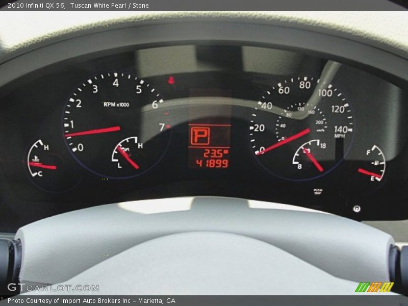 Tuscan White Pearl / Stone 2010 Infiniti QX 56