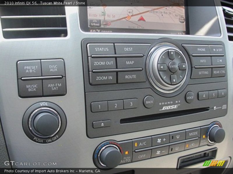 Tuscan White Pearl / Stone 2010 Infiniti QX 56