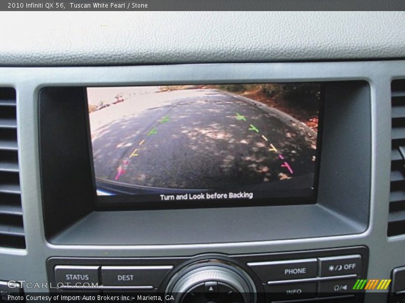 Tuscan White Pearl / Stone 2010 Infiniti QX 56