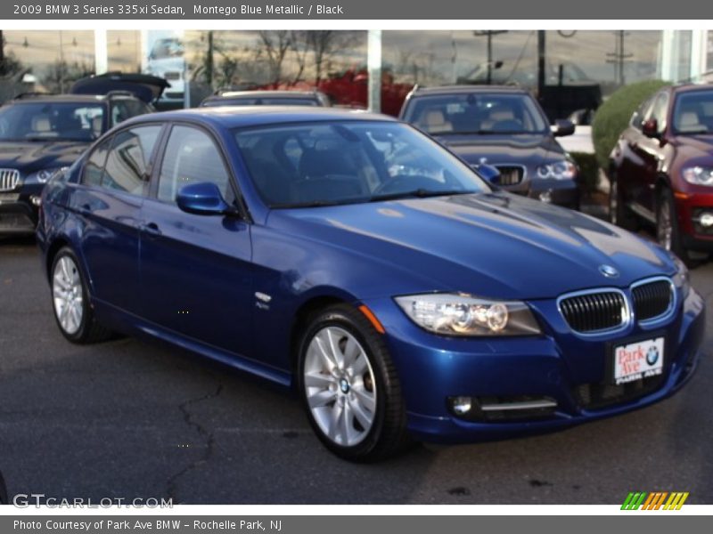 Montego Blue Metallic / Black 2009 BMW 3 Series 335xi Sedan