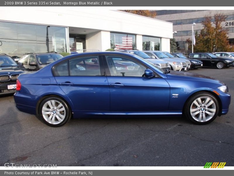 Montego Blue Metallic / Black 2009 BMW 3 Series 335xi Sedan