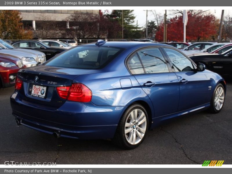 Montego Blue Metallic / Black 2009 BMW 3 Series 335xi Sedan