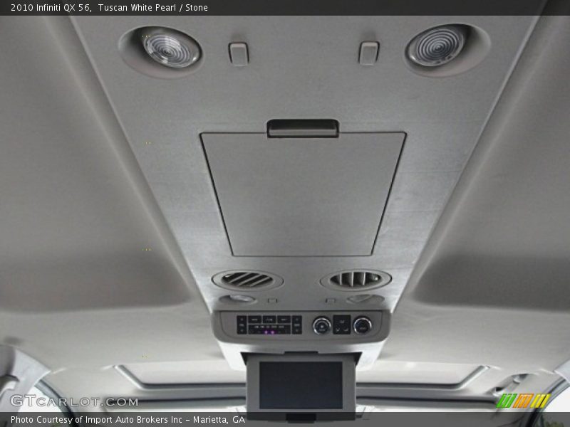 Tuscan White Pearl / Stone 2010 Infiniti QX 56