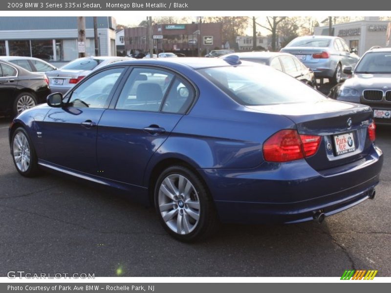 Montego Blue Metallic / Black 2009 BMW 3 Series 335xi Sedan