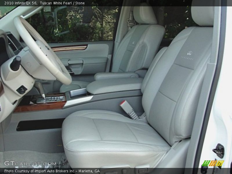 Tuscan White Pearl / Stone 2010 Infiniti QX 56