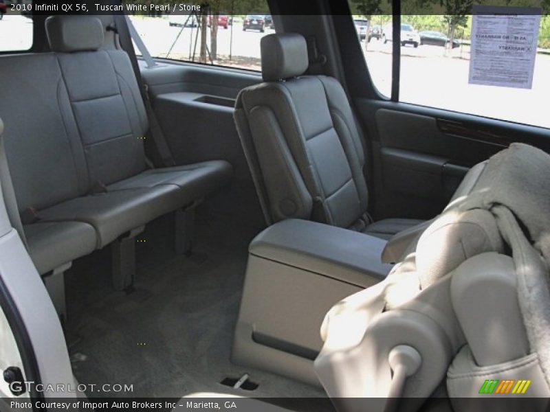 Tuscan White Pearl / Stone 2010 Infiniti QX 56
