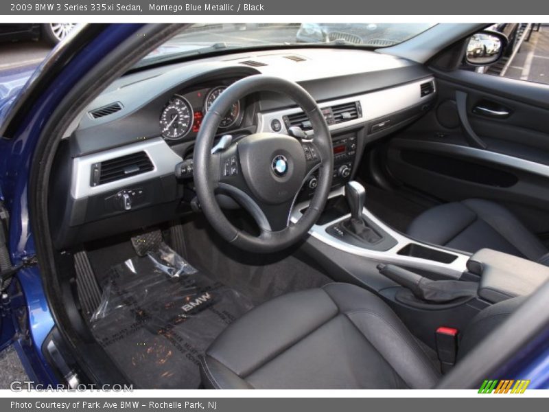 Montego Blue Metallic / Black 2009 BMW 3 Series 335xi Sedan