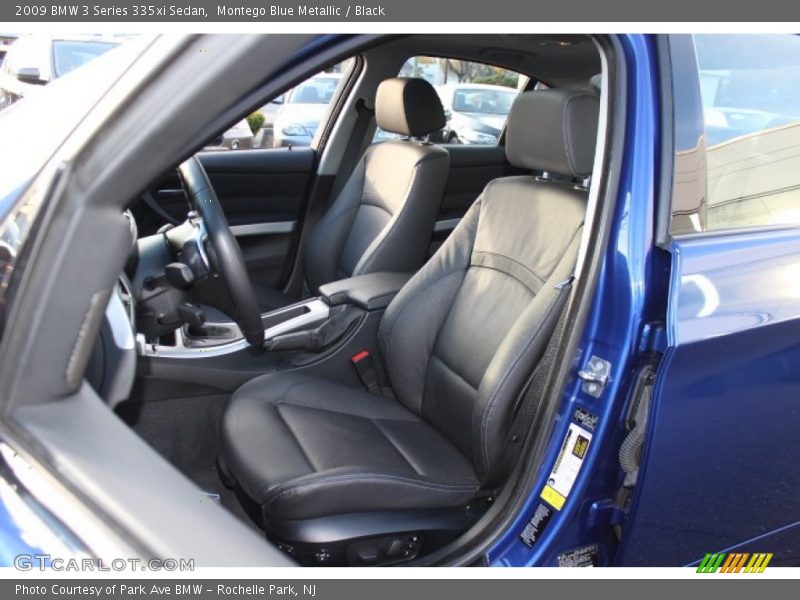 Montego Blue Metallic / Black 2009 BMW 3 Series 335xi Sedan