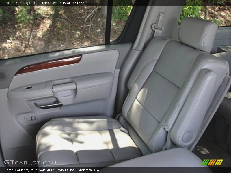 Tuscan White Pearl / Stone 2010 Infiniti QX 56