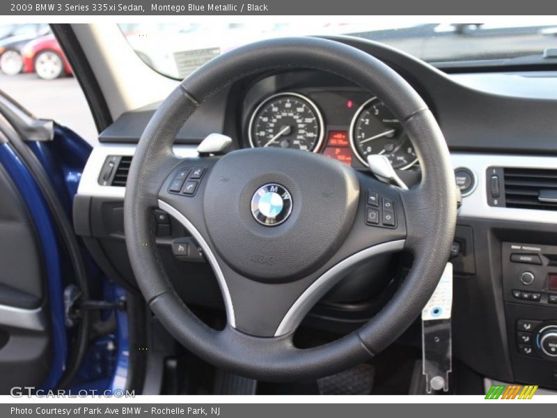 Montego Blue Metallic / Black 2009 BMW 3 Series 335xi Sedan
