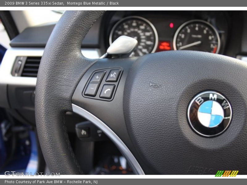 Montego Blue Metallic / Black 2009 BMW 3 Series 335xi Sedan