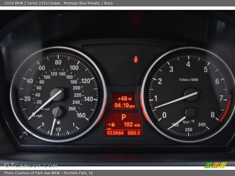 Montego Blue Metallic / Black 2009 BMW 3 Series 335xi Sedan