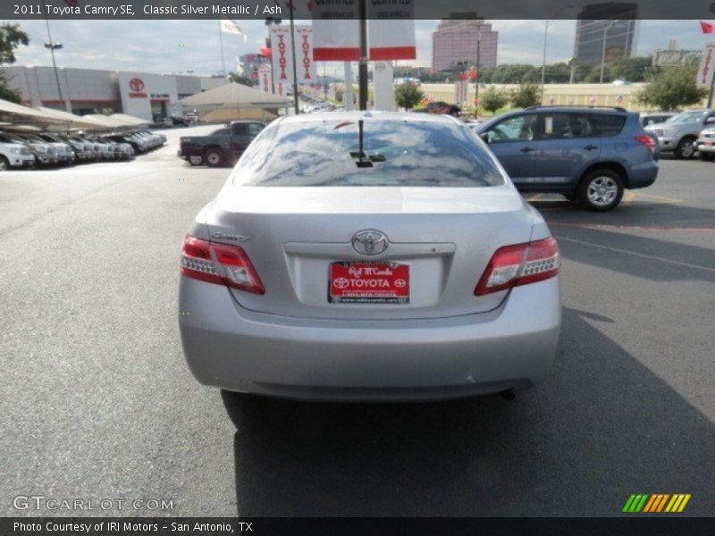 Classic Silver Metallic / Ash 2011 Toyota Camry SE