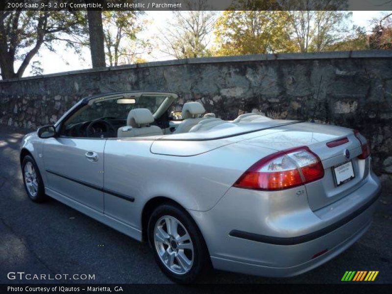 Silver Metallic / Parchment 2006 Saab 9-3 2.0T Convertible