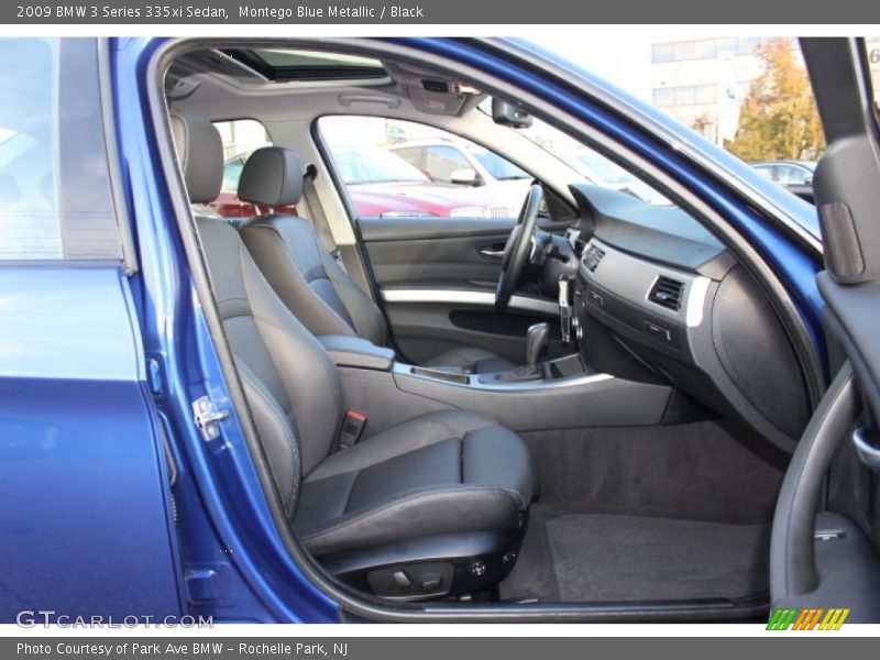 Montego Blue Metallic / Black 2009 BMW 3 Series 335xi Sedan