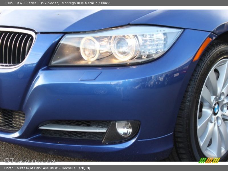 Montego Blue Metallic / Black 2009 BMW 3 Series 335xi Sedan