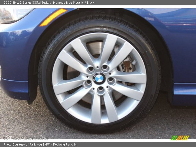 Montego Blue Metallic / Black 2009 BMW 3 Series 335xi Sedan