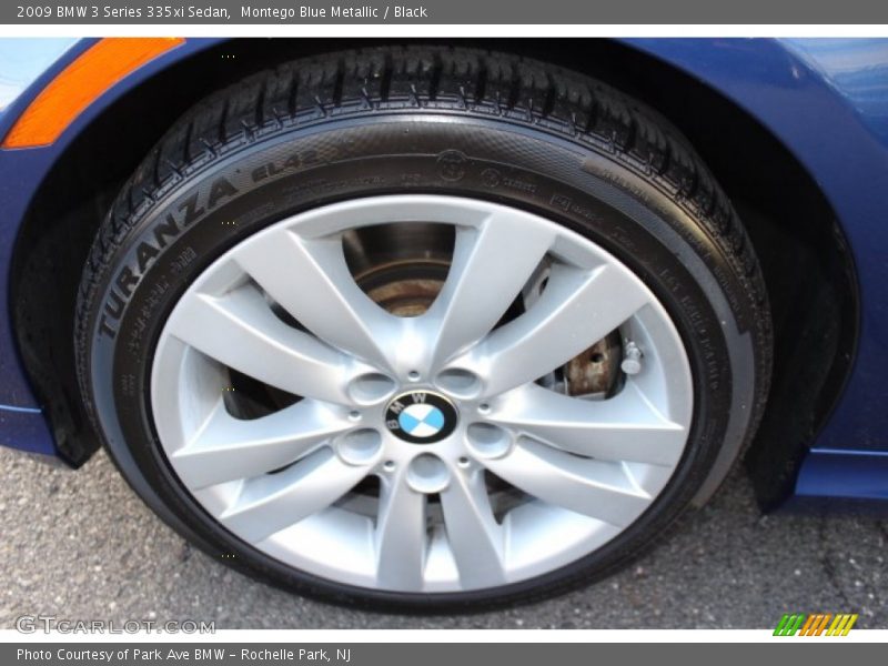 Montego Blue Metallic / Black 2009 BMW 3 Series 335xi Sedan