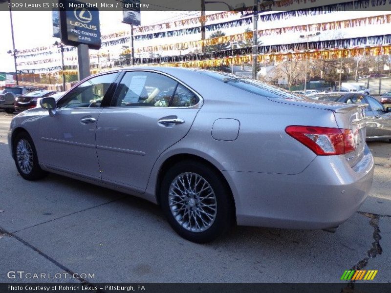 Moon Shell Mica / Light Gray 2009 Lexus ES 350