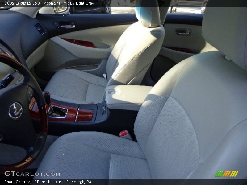 Moon Shell Mica / Light Gray 2009 Lexus ES 350