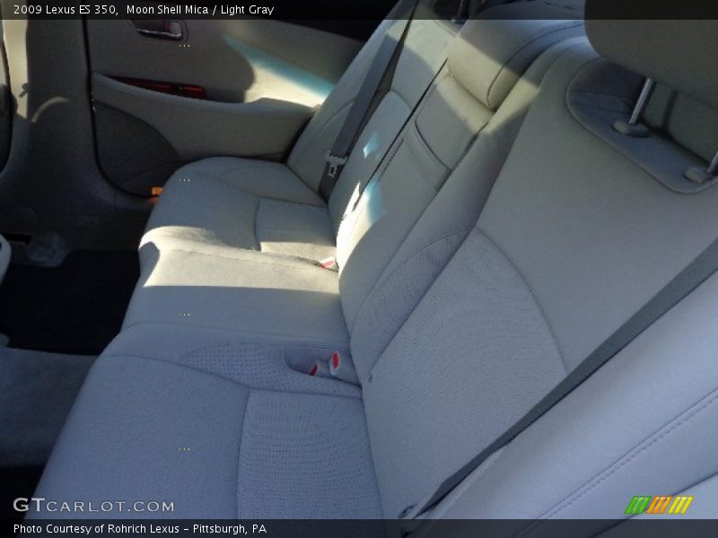 Moon Shell Mica / Light Gray 2009 Lexus ES 350