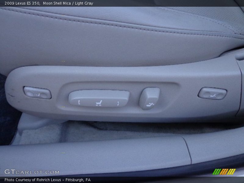 Moon Shell Mica / Light Gray 2009 Lexus ES 350