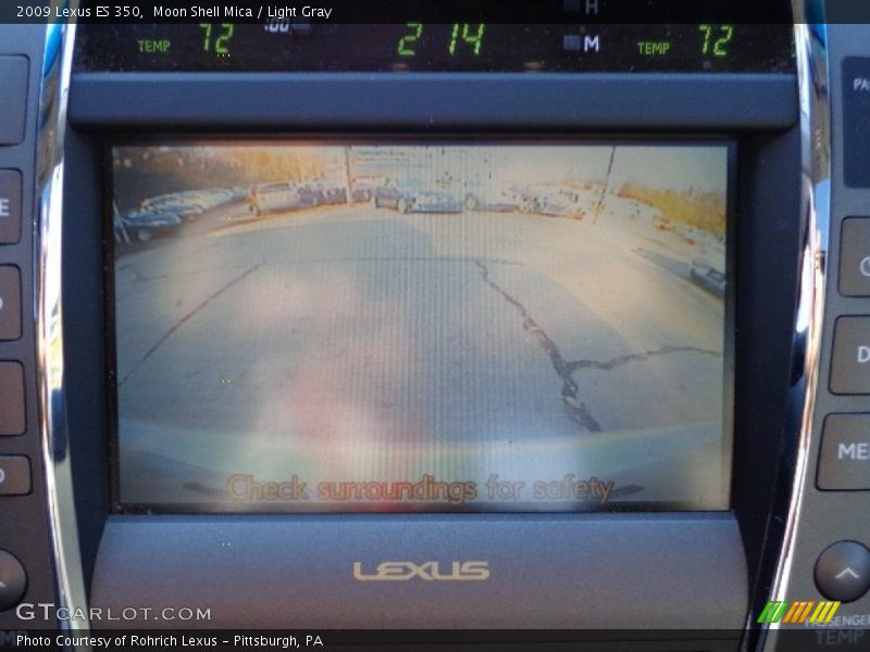 Moon Shell Mica / Light Gray 2009 Lexus ES 350