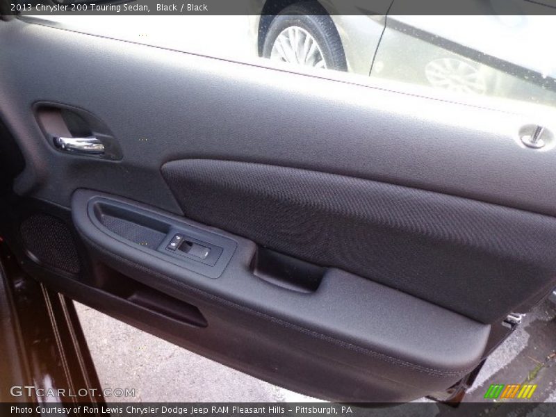 Black / Black 2013 Chrysler 200 Touring Sedan