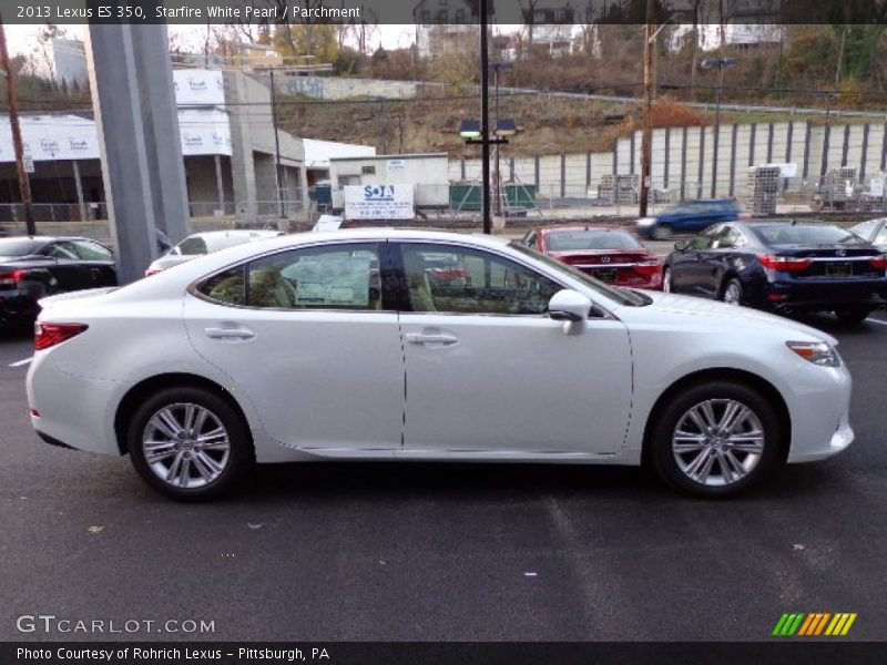 Starfire White Pearl / Parchment 2013 Lexus ES 350
