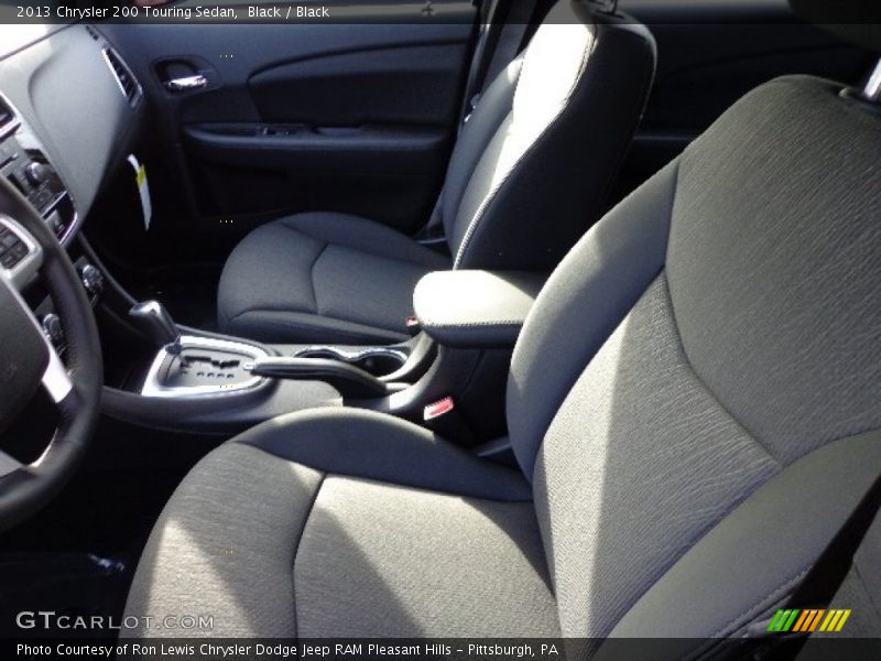 Black / Black 2013 Chrysler 200 Touring Sedan