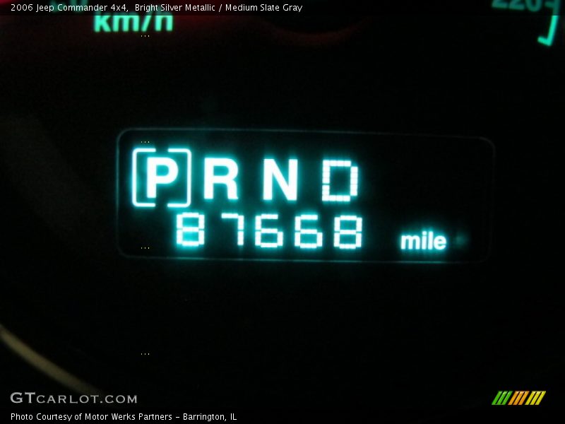 Bright Silver Metallic / Medium Slate Gray 2006 Jeep Commander 4x4