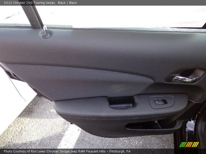 Black / Black 2013 Chrysler 200 Touring Sedan