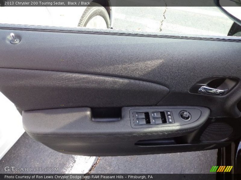 Black / Black 2013 Chrysler 200 Touring Sedan