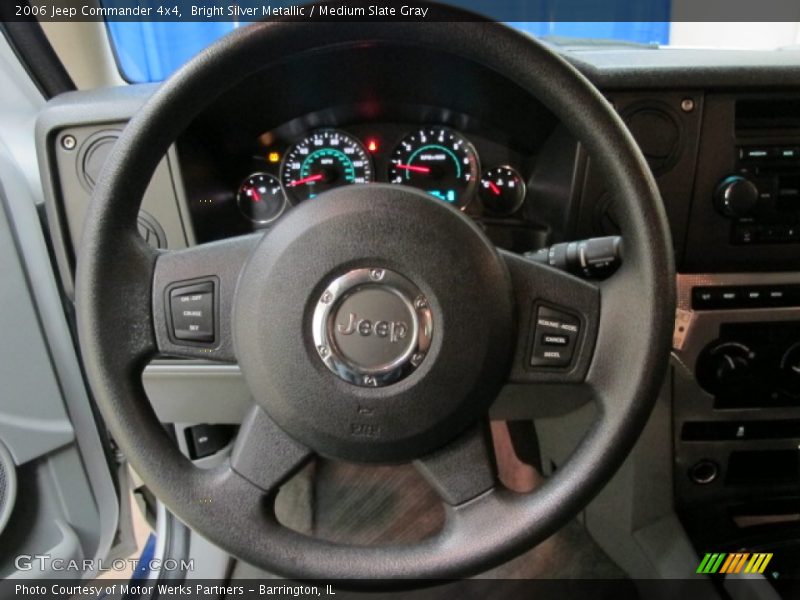 Bright Silver Metallic / Medium Slate Gray 2006 Jeep Commander 4x4